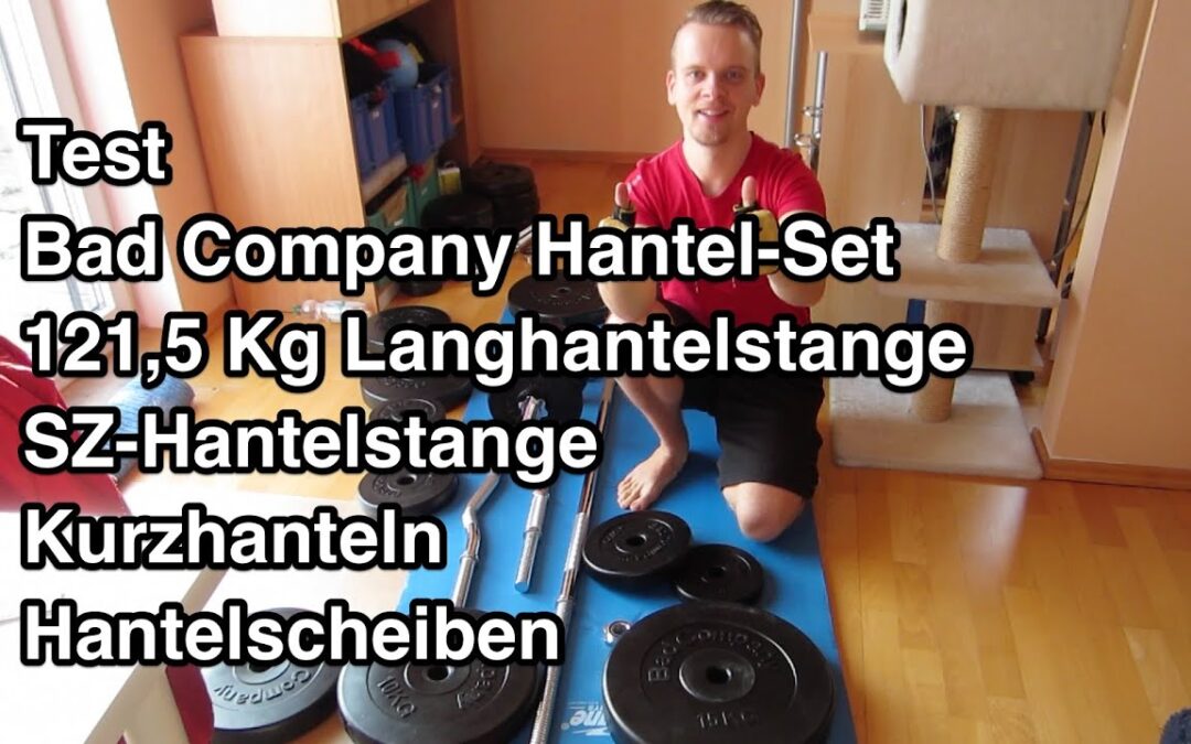 Historische Nanokultur-Testansicht eines Bad-Company-Langhantelsets