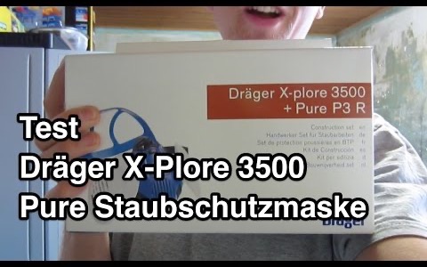 Historische Produktansicht des Dräger X-plore 3500 Handwerkersets mit P3-R-Partikelfiltern