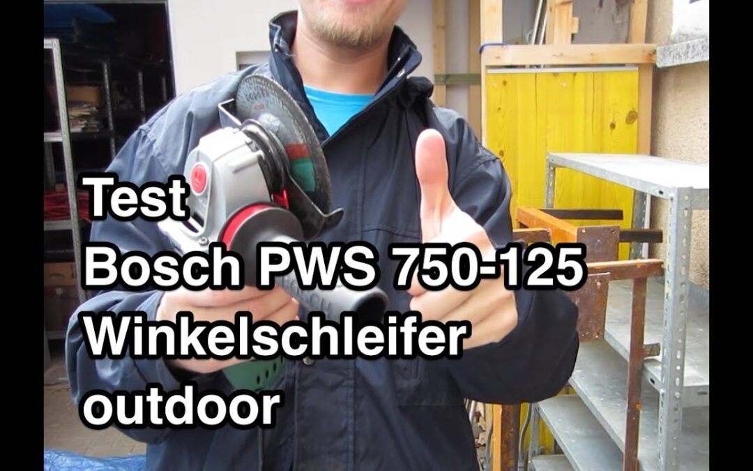 Bosch PWS 750-125 Winkelschleifer im historischen Nanokultur-Videotest