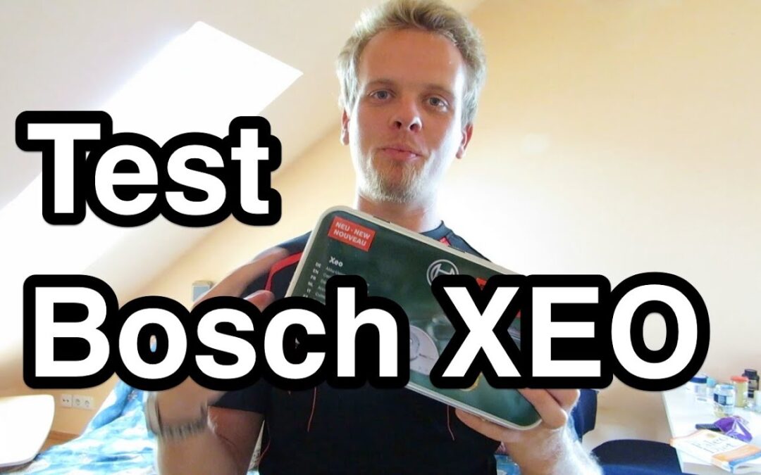 Bosch XEO Akkuschere in der Verpackung beim historischen Nanokultur-Test von 2012