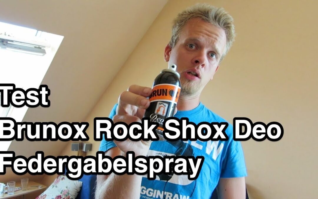 Historischer Videotest des Brunox Deo Federgabelsprays mit der damaligen Spraydose