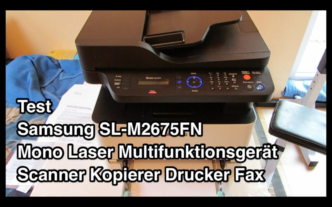 Historischer Samsung SL-M2675FN Schwarzweiß-Laser-Multifunktionsdrucker mit ADF