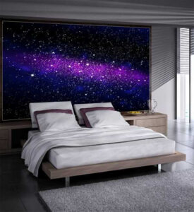 Fototapete Galaxy Weltall Schlafzimmer