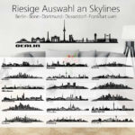 Wandtattoo Skyline Auswahl