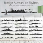 Wandtattoo Skyline Auswahl 2