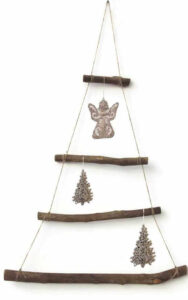 Deko Zweige Weidenhaken gebunden