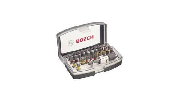 Bosch Professional 32tlg. Schrauberbit Set (Extra Hart-Schrauberbit, Zubehör Bohrschrauber und Schraubendreher) [Energieklasse A]