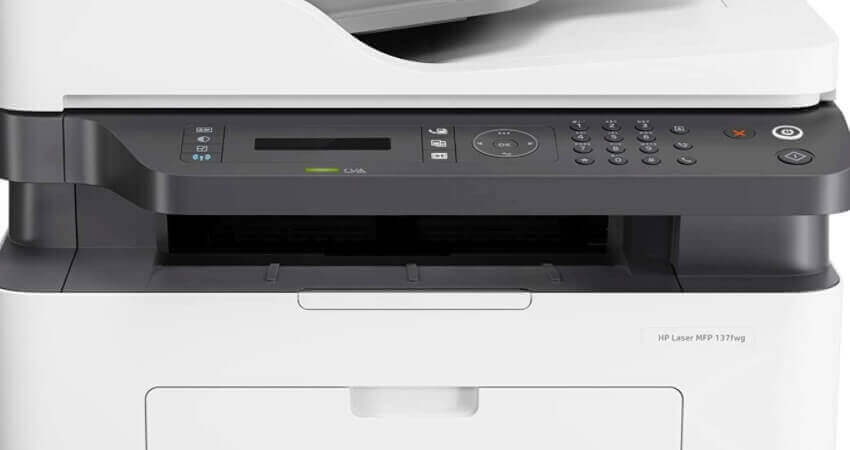 HP Laser 137fwg Laser-Multifunktionsdrucker (Laserdrucker, Kopierer, Scanner, Fax, WLAN)